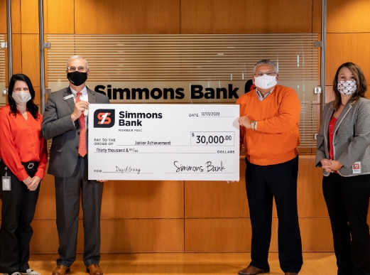 Image of check presentation