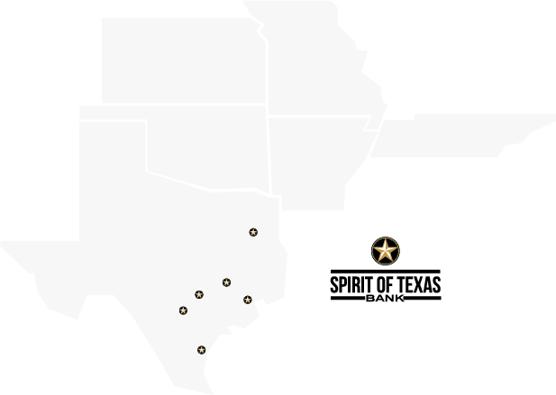 Spirit of Texas Banks becoming Simmons Bank Locations at Austin, Houston, and San Antonio