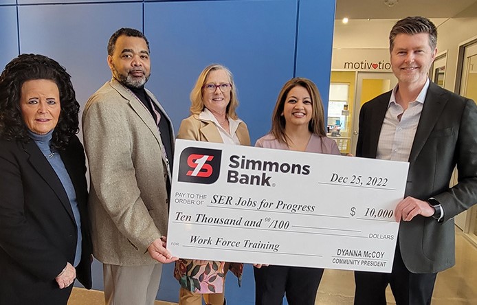 Simmons First Foundation Invests $10,000 in Southeast Texas Job Creation