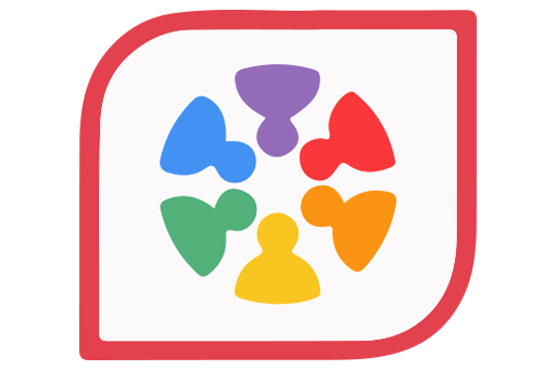 Multicolored profile icons