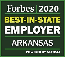Forbes 2020 Best-In-State Employer - Arkansas