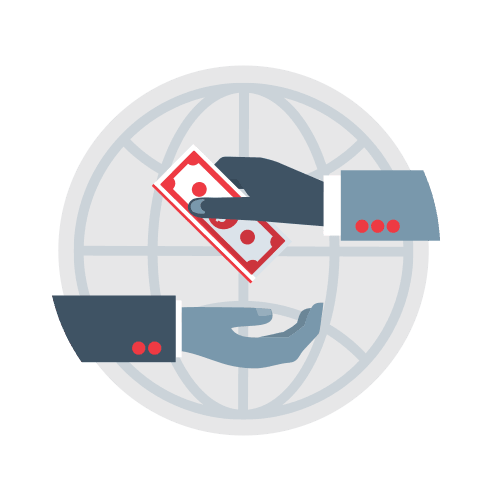 Cash transfer illustration