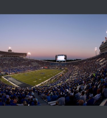 simmons bank liberty stadium at sunset